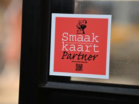 Smaakkaart - Raamsticker