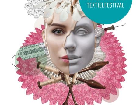 Uitgesneden affiche - textielfestival 2022