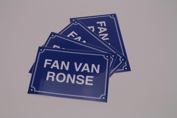 Fan van Ronse sticker