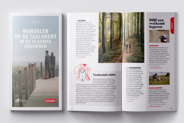 Wandelen op de taalgrens in de Vlaamse Ardennen