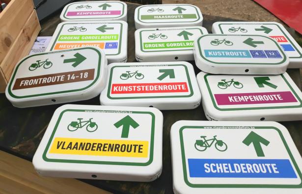 Vlaanderenroute - bordjes - bordjes